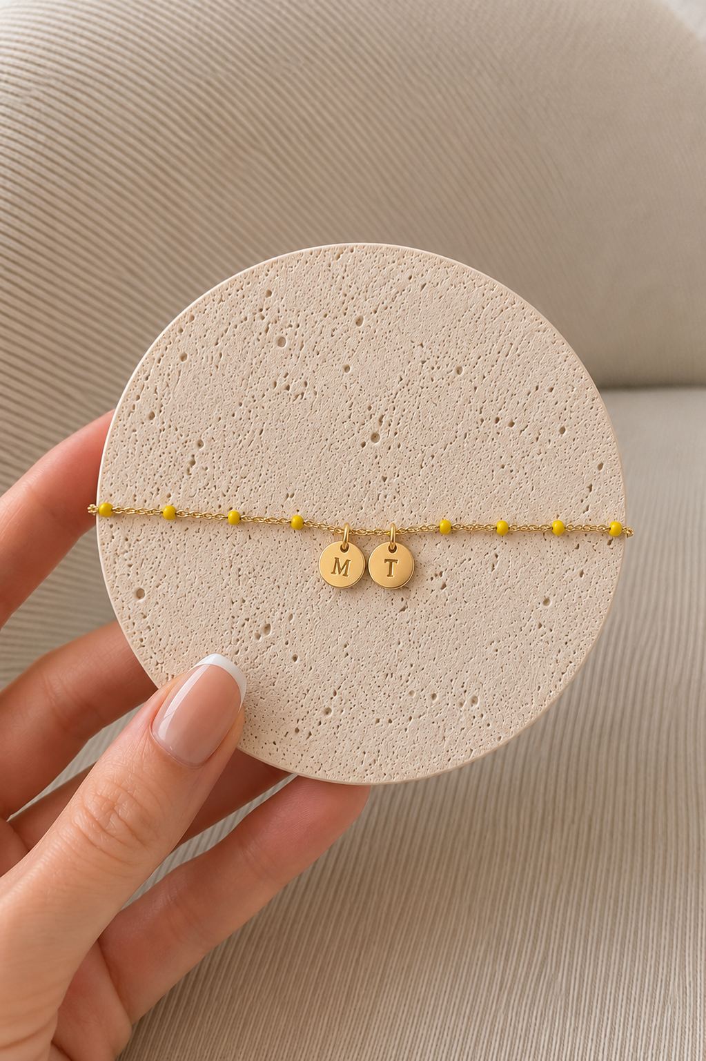 Bracelet Initiales Personnalisables